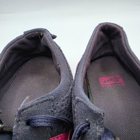 Asics Onitsuka Tiger Rio Runner Low Top Trainers Womens Size 7 Black Pink Shoes - Picture 9 of 13